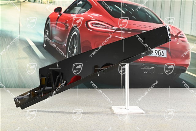 B-pillar outer cover, Front, Black, R