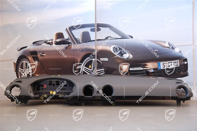 Dashboard, upper part, leather, stone grey Dashboard, upper part, leather, stone grey