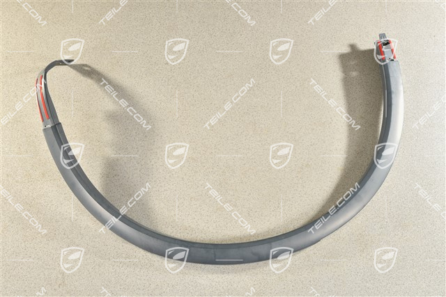 Wheel arch cover, Wider version 21-inch, Primed, Rear, L, not complete/without covers, L