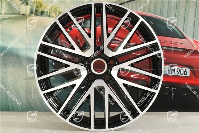 22" Felga Turbo Design, 10J x 22 ET48, czarny wysoki połysk
