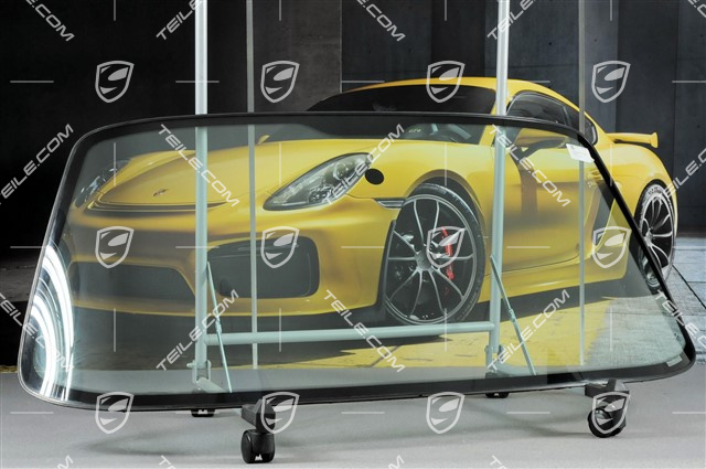Windscreen tinted, not original, damaged Windscreen tinted, not original, damaged