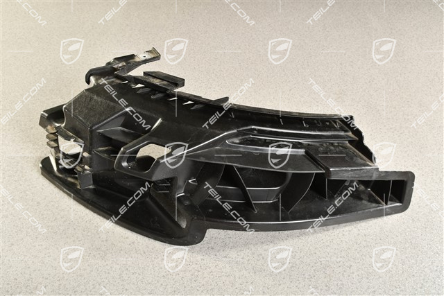 Rear bumper retaining strip, R
