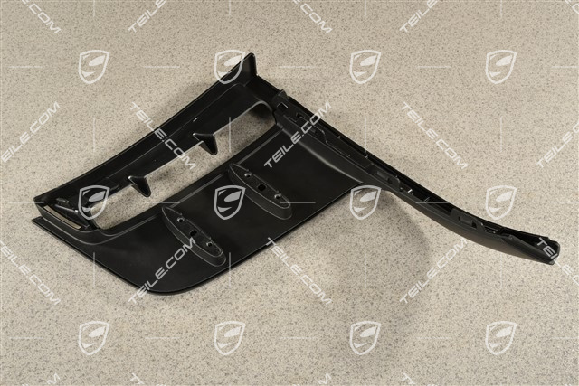 GT4, Front bumper spoiler, lateral, Black, R