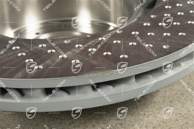 Brake disc, Boxster / Cayman, Basis Version, L  damaged
