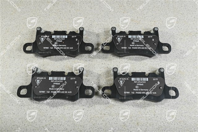 PCCB Bremsbelag, HA,  Spyder RS