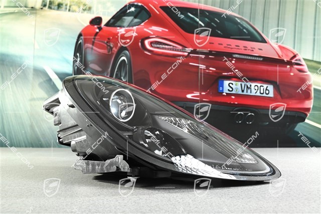 Bi-Xenon Scheinwerfer, dynamische ALWR, Schwarz, Boxster Spyder / Cayman GT4, R