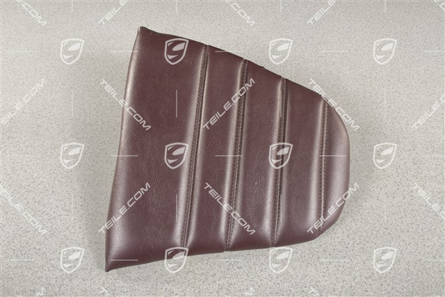 Back seat lower / cushion, Leatherette, Wine red, R