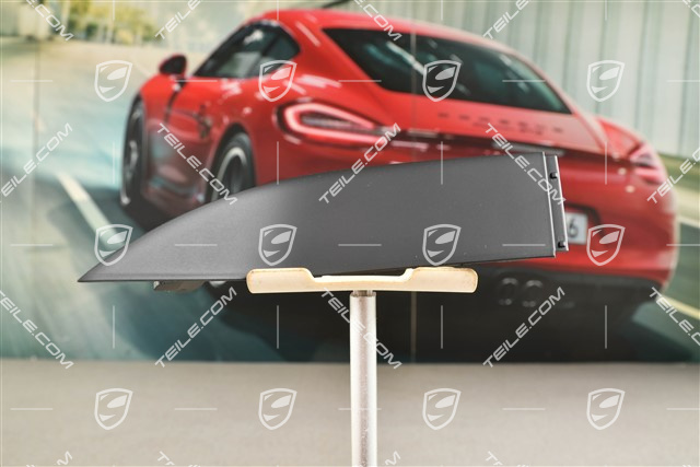 Dashboard trim / moulding, side vent, Black, R