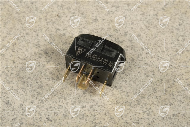 Switch / button, seat heating, gloss black, R