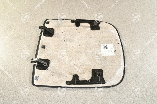 Front seat Backrest shell, Black