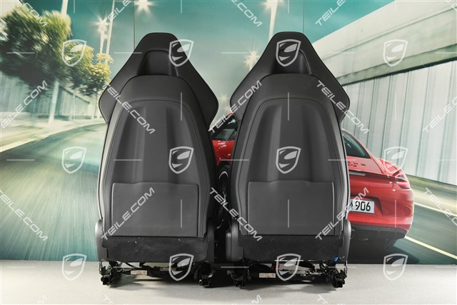 Sportsitze, el. einstellbar, GTS, Leder+Alcantara, schwarz, Satz (L+R)