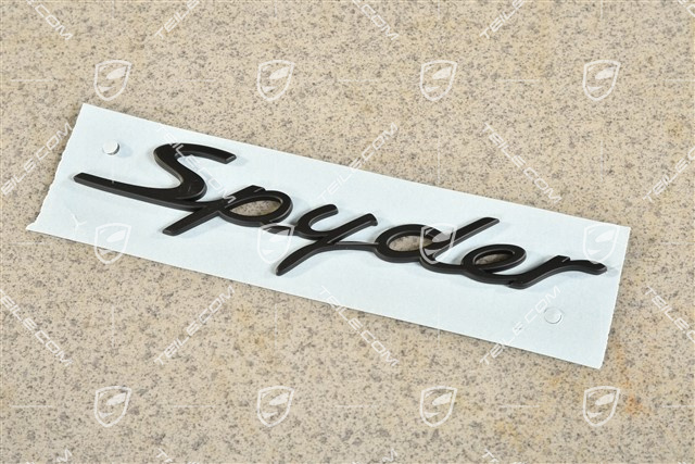 Badge / Emblem SPYDER, Black