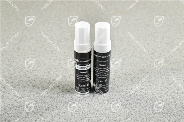 Paint touch-up applicator (Base coat, Clear lacquer) Copper ruby metallic