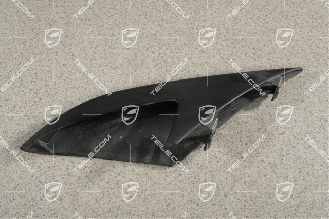 Front bumper disc / trim, Lower, Black, R