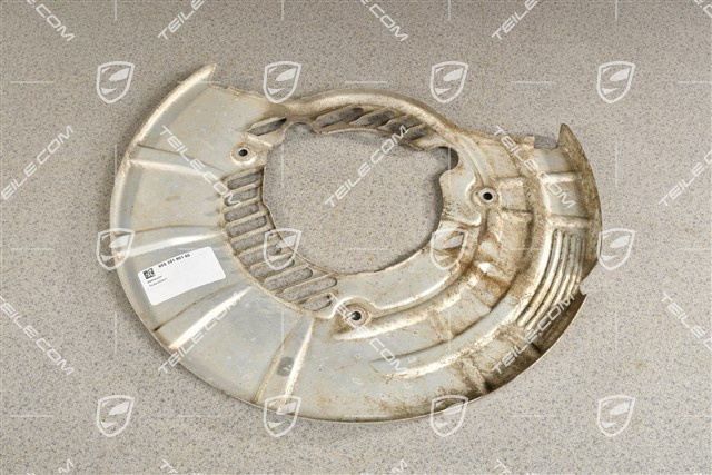 Front axle disc brake protective plate, PCCB, L