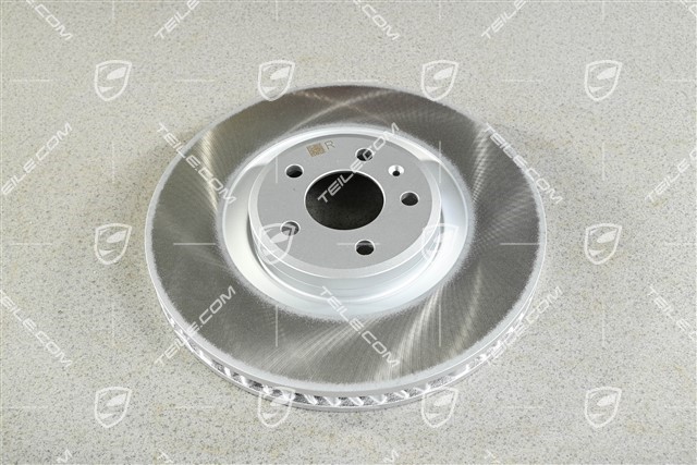 Disc brakes, front, 18-inch brake calliper painted Black, R