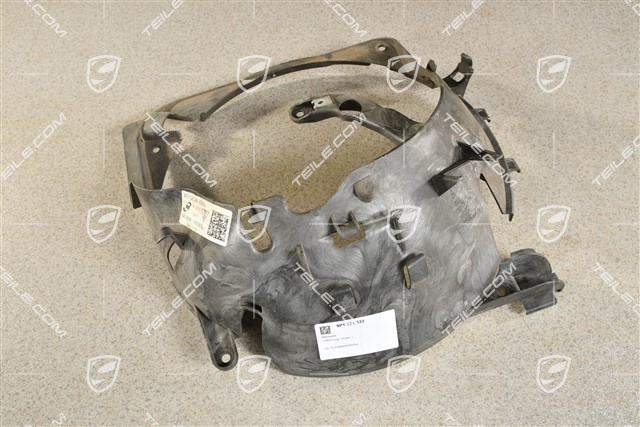 Air guide, rear, L