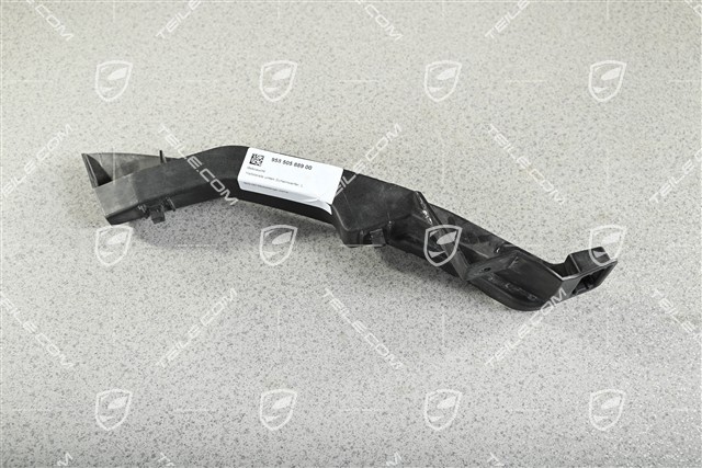 Retaining strip under headlamp, L