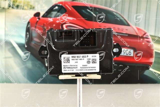 Control unit rear spoiler