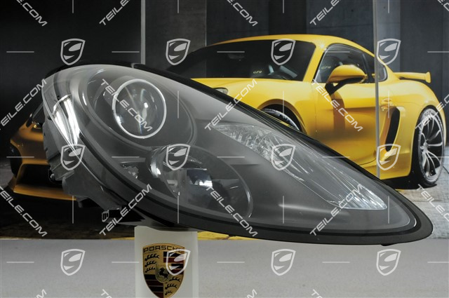 Bi-Xenon Scheinwerfer, dynamische ALWR, schwarz, Boxster Spyder / Cayman GT4, R Bi-Xenon Scheinwerfer, dynamische ALWR, schwarz, Boxster Spyder / Cayman GT4, R
