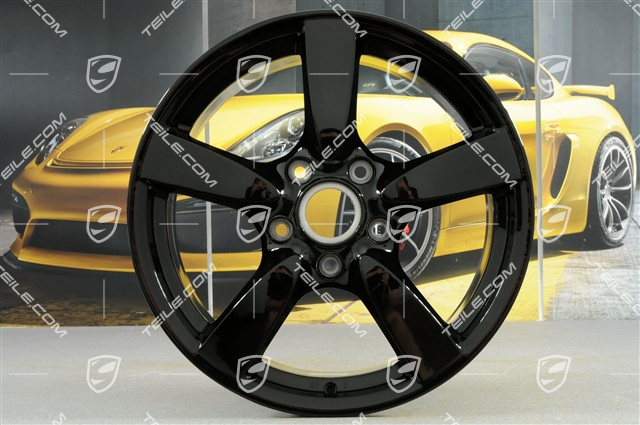 18" Felga Cayman S, 8J x 18 x ET57, czarny wysoki połysk