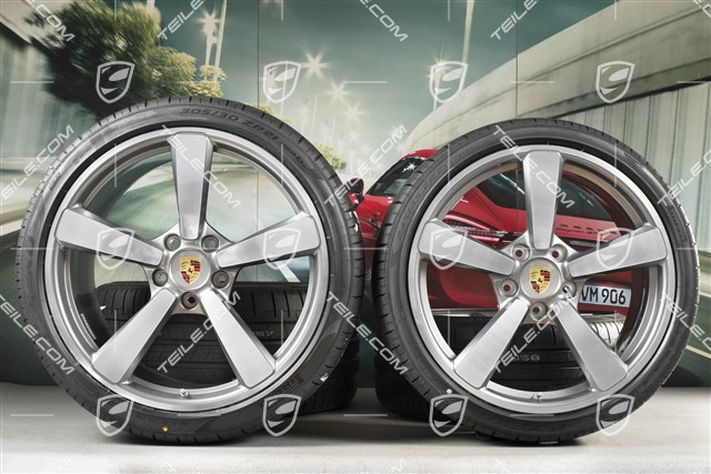 20"+21" Exclusive Design Sommerräder Satz, Felgen 8,5J x 20 ET50 + 11,5J x 21 ET67 + Goodyear Sommerreifen 245/35 R20 + 305/30 R21, mit RDK-Sensoren