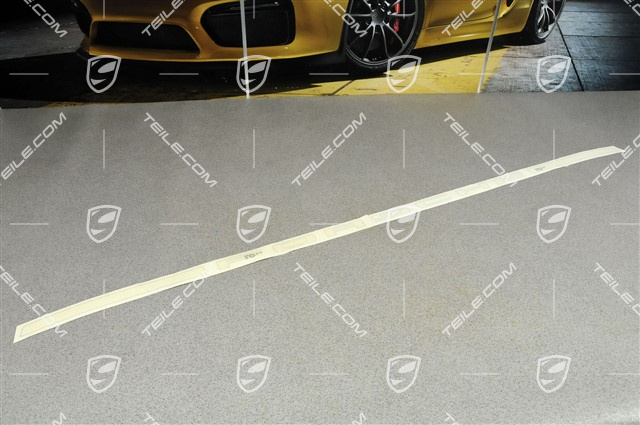 Logo PORSCHE, adhesive film / rear, silver Logo PORSCHE, adhesive film / rear, silver