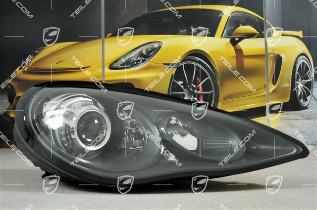 Xenon Scheinwerfer Satz, Bi-Xenon, Turbo, schwarz, L+R