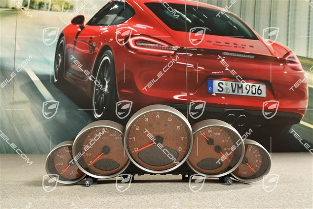 Instrument cluster / Speedometer, 6-speed manual transmission, Terracotta Dials