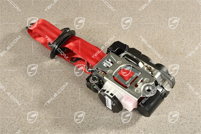 Seat belt, front, Carmine red, R