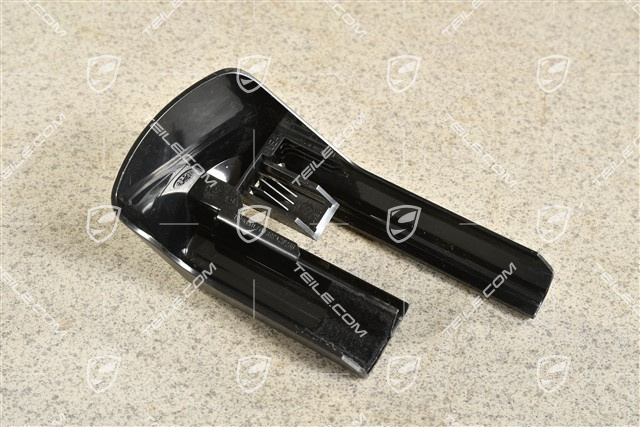 Front seat rail cover, L