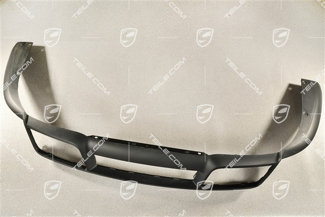 Turbo, Rear bumper lower cover / diffuser, Black matte