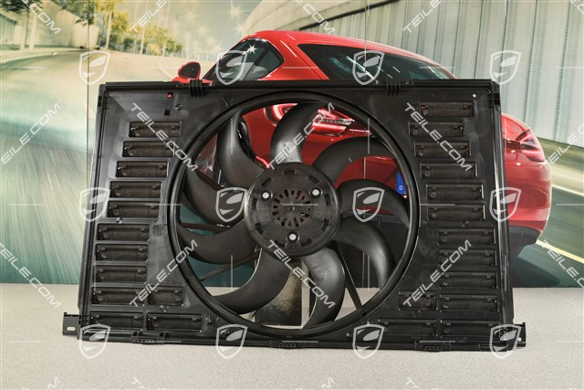 Cooling air duct with fan, Turbo / GTS