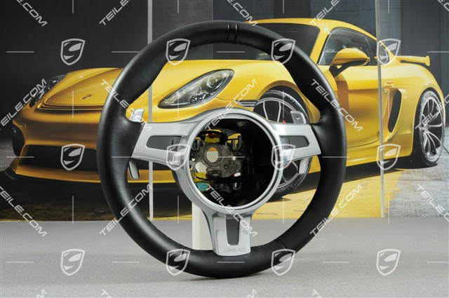 Steering wheel, with PDK paddle, without heating, black Steering wheel, with PDK paddle, without heating, black