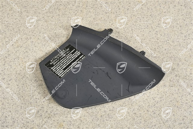 Dashboard trim lower part side cover, Sea Blue, R