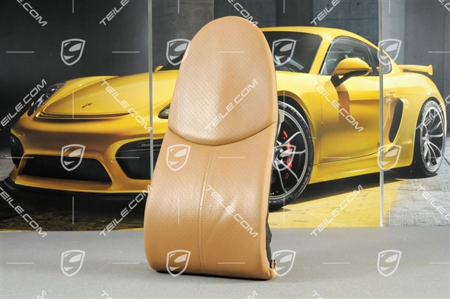 Backrest cushion cover Centre part complete, heating, Leatcher, Sand Beige Backrest cushion cover Centre part complete, heating, Leatcher, Sand Beige
