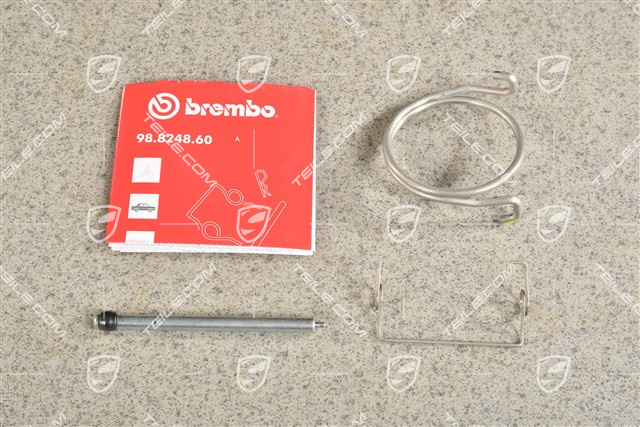 Reparatursatz / Befestigungsteile für Bremsbeläge, Bolzen, Splint, Feder, L