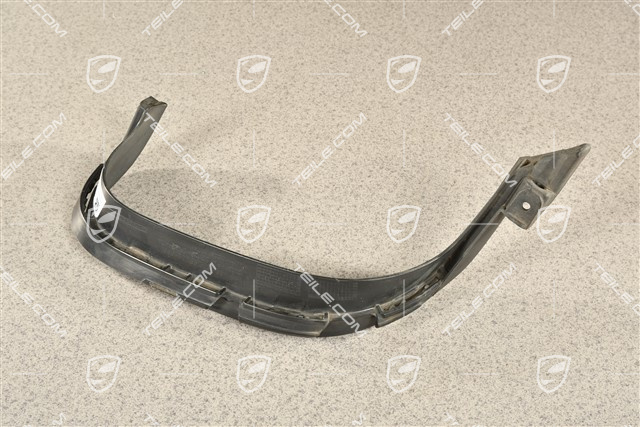 Tail pipe cover trim, black matte, C2 / C4, R