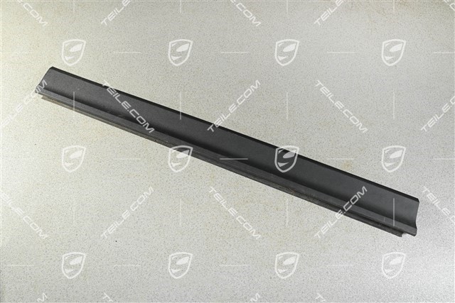 Front door cover / trim, lower part, Matt black, L