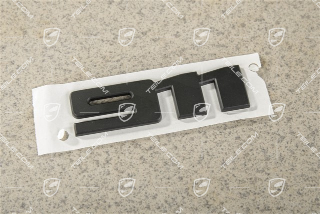 Logo "911", mat black