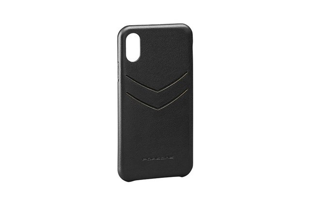 Snap on Case, iPhone XR, Leather, black Snap on Case, iPhone XR, Leather, black