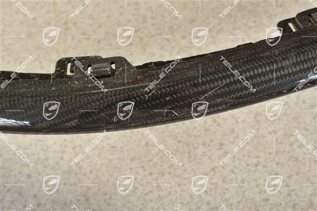 Rear bumper spoiler / lower part trim, Sport Design Carbon, R