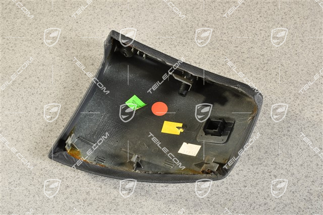 Centre console side trim, Phone preparation, leatherette, Metropole Blue, R