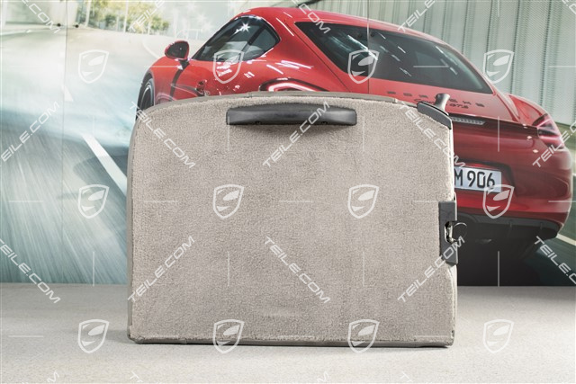 Back seat backrest, leather, graphite grey, Coupe, R