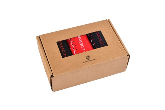 3er-Set Socken – Weihnachten,  dunkelblau/rot