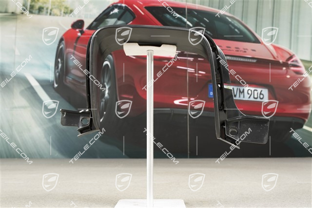 Tail pipe cover trim, Black matte, GTS/Spyder, R