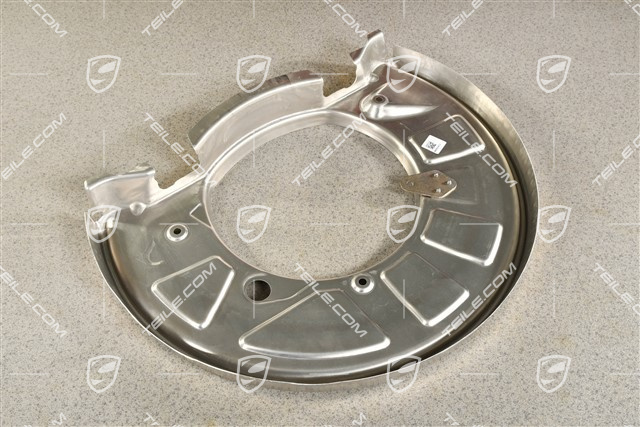 Front axle disc brake protective plate, PCCB, L