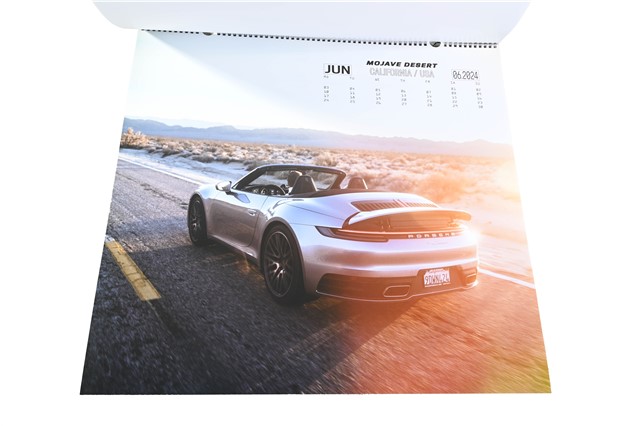 Porsche 'AHEAD South-West 2024' wall calendar