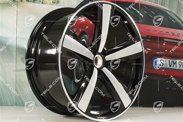 21-inch wheel rim "Exclusive Sport Design" 9,5J x 21 ET27, CMS, black high gloss