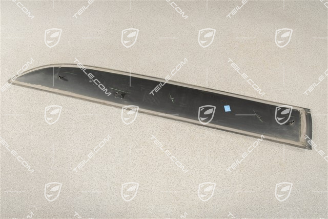 Front door cover / trim, Matt black, R